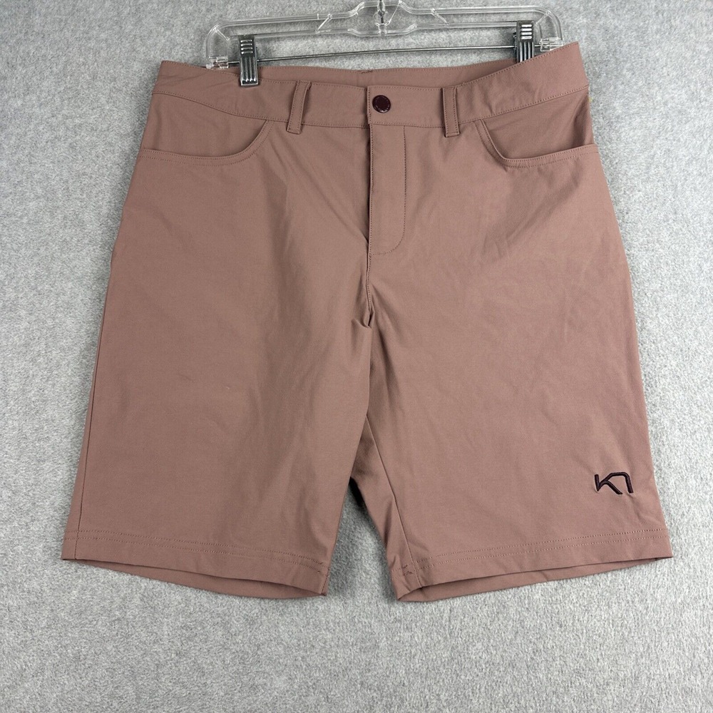 Kari Traa Shorts Womens M Pink Thale Hiking Outdoors Stretch Bermuda 9.5" EUC